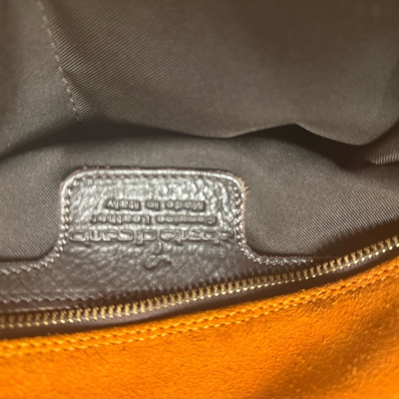 Alberta Di Canio Brown and Orange large bag in very very good condition - Picture 12 of 15